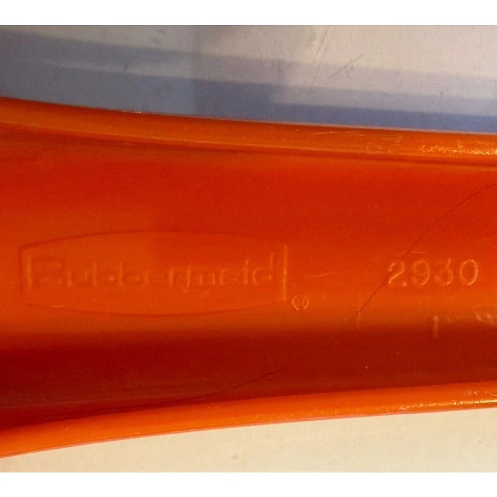 Vintage Rubbermaid Strainer Orange 2 Spout Handle‎ Colander #2930 Retro Kitchen